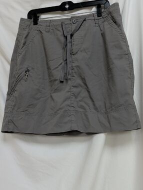 Eddie Bauer casual stretch utility skirt - Gray